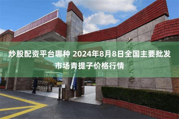 炒股配资平台哪种 2024年8月8日全国主要批发市场青提子价格行情