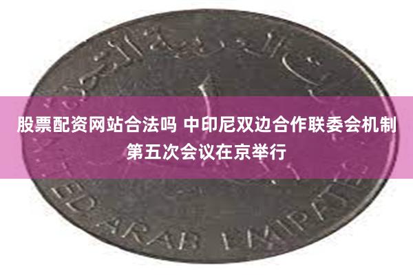 股票配资网站合法吗 中印尼双边合作联委会机制第五次会议在京举行