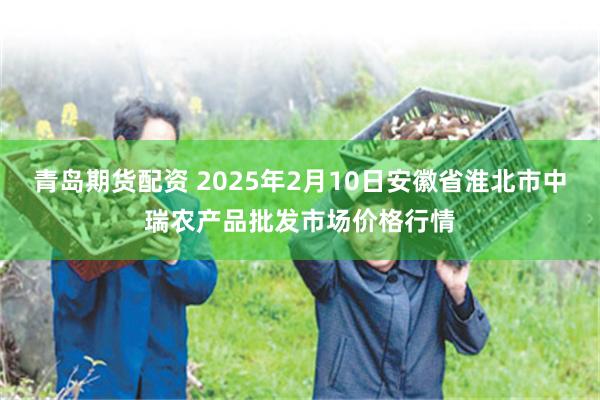 青岛期货配资 2025年2月10日安徽省淮北市中瑞农产品批发市场价格行情